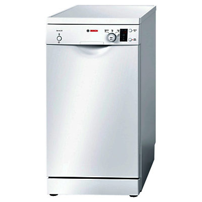 Bosch SPS40E12GB Freestanding Slimline Dishwasher, White